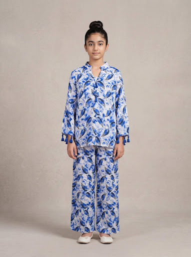Cobalt Cloud Two-Piece Set