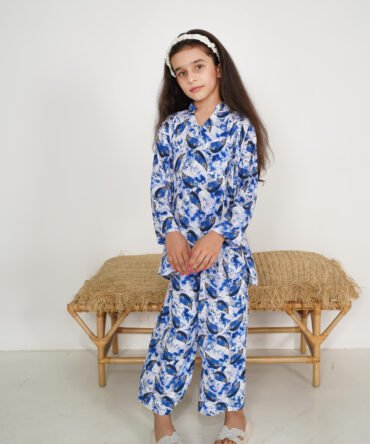 Sapphire Bloom Co-Ord Set