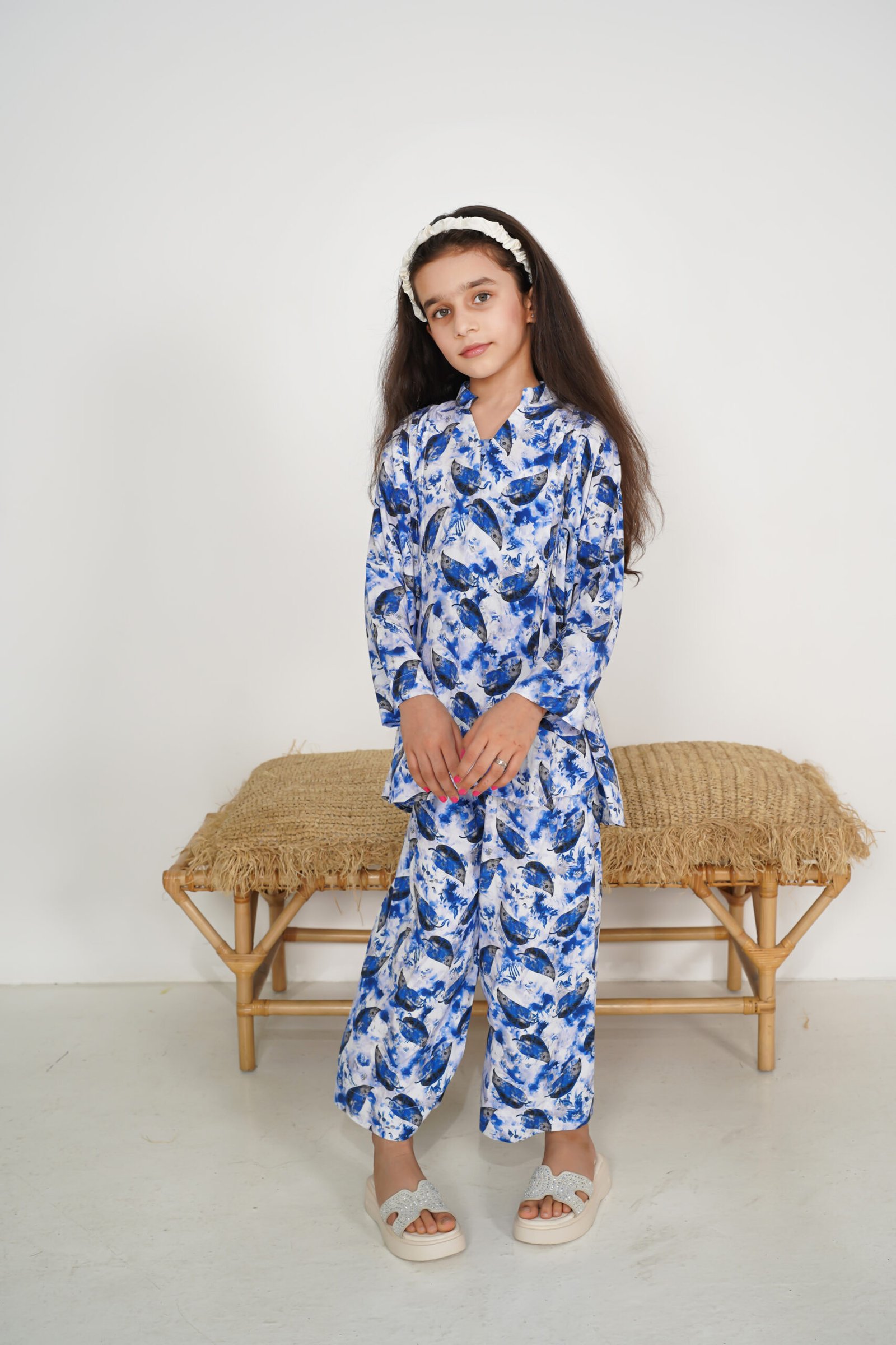 Sapphire Bloom Co-Ord Set