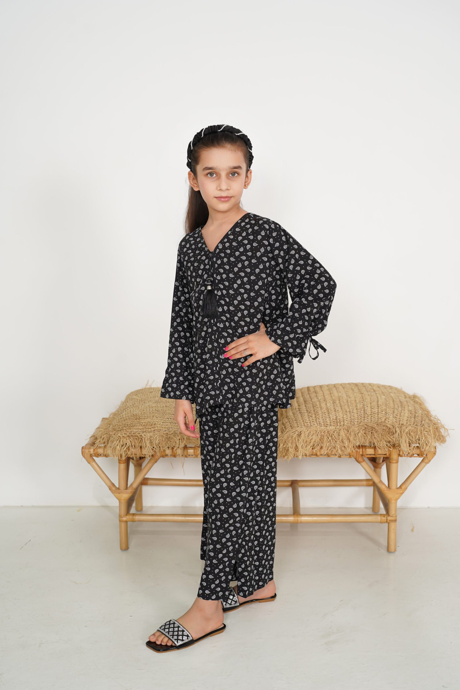 Sapphire Bloom Linen Co-Ord Set - Image 2