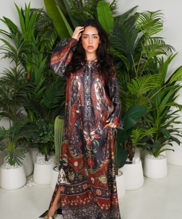 Crimson Royale Kaftan