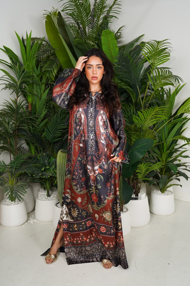 Crimson Royale Kaftan
