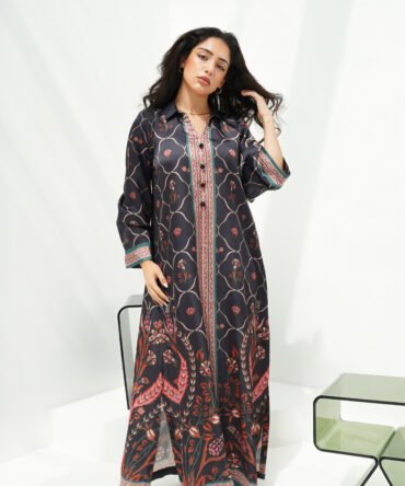 Sapphire Blossom Kaftan