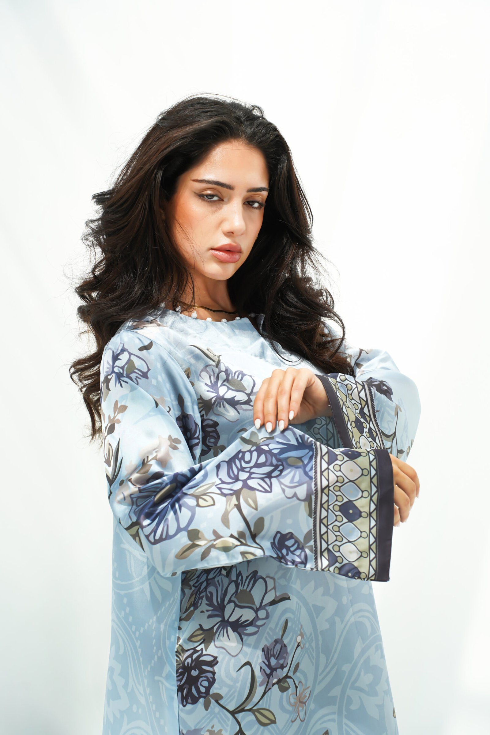 Azure Serenity Kaftan - Image 4