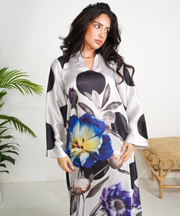 Midnight Iris Kaftan