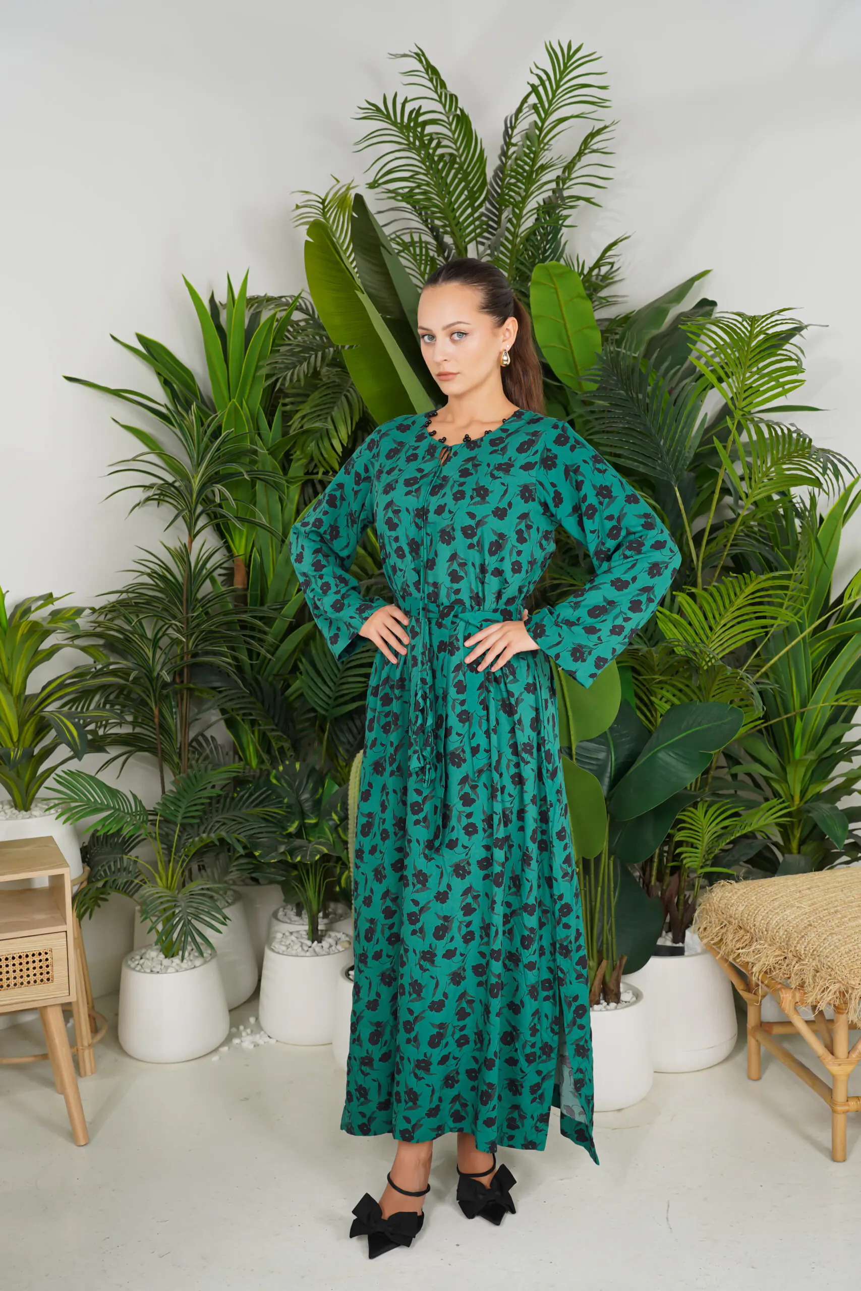 Product Name: Sunset Bloom Kaftan