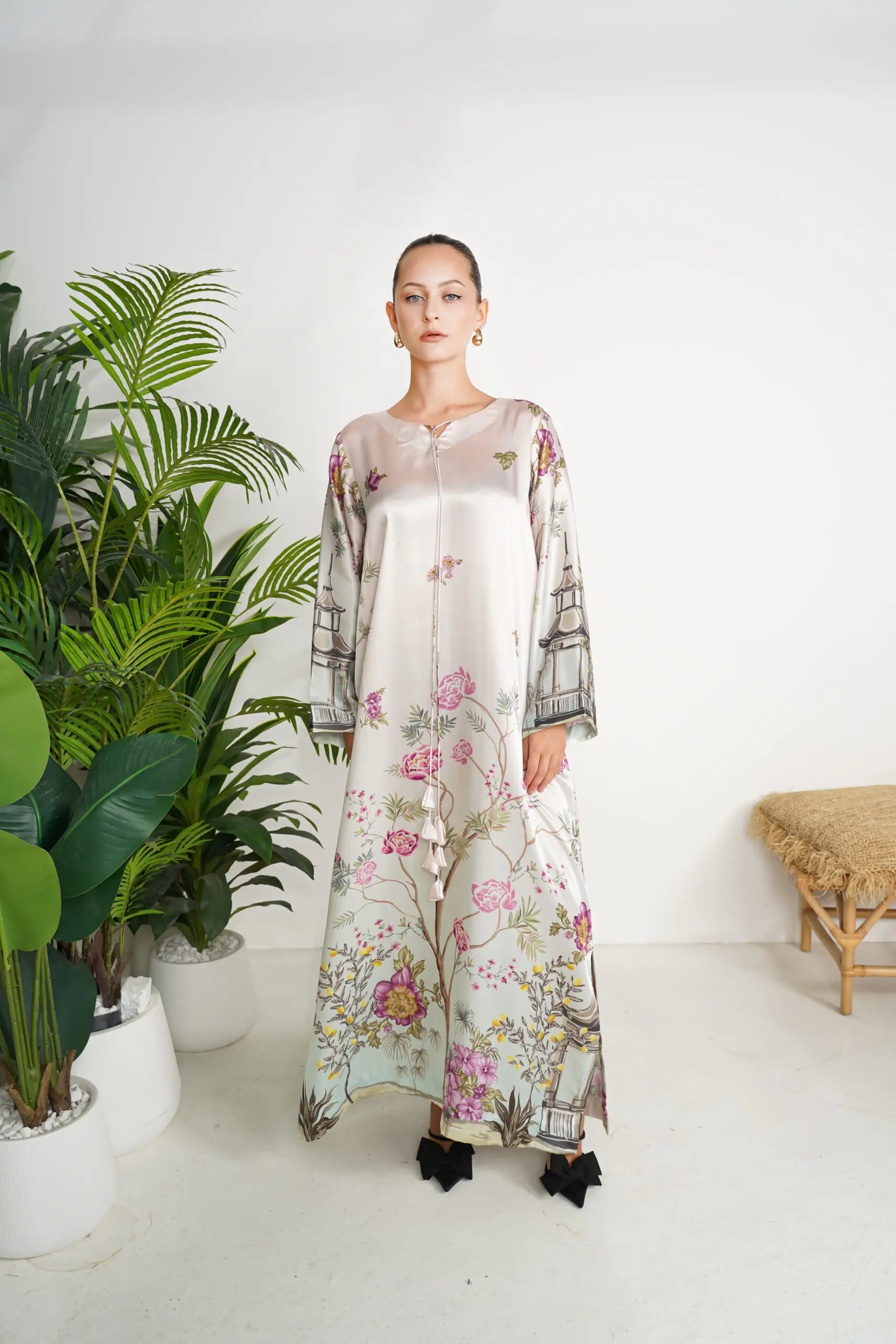 Ivory Garden Kaftan