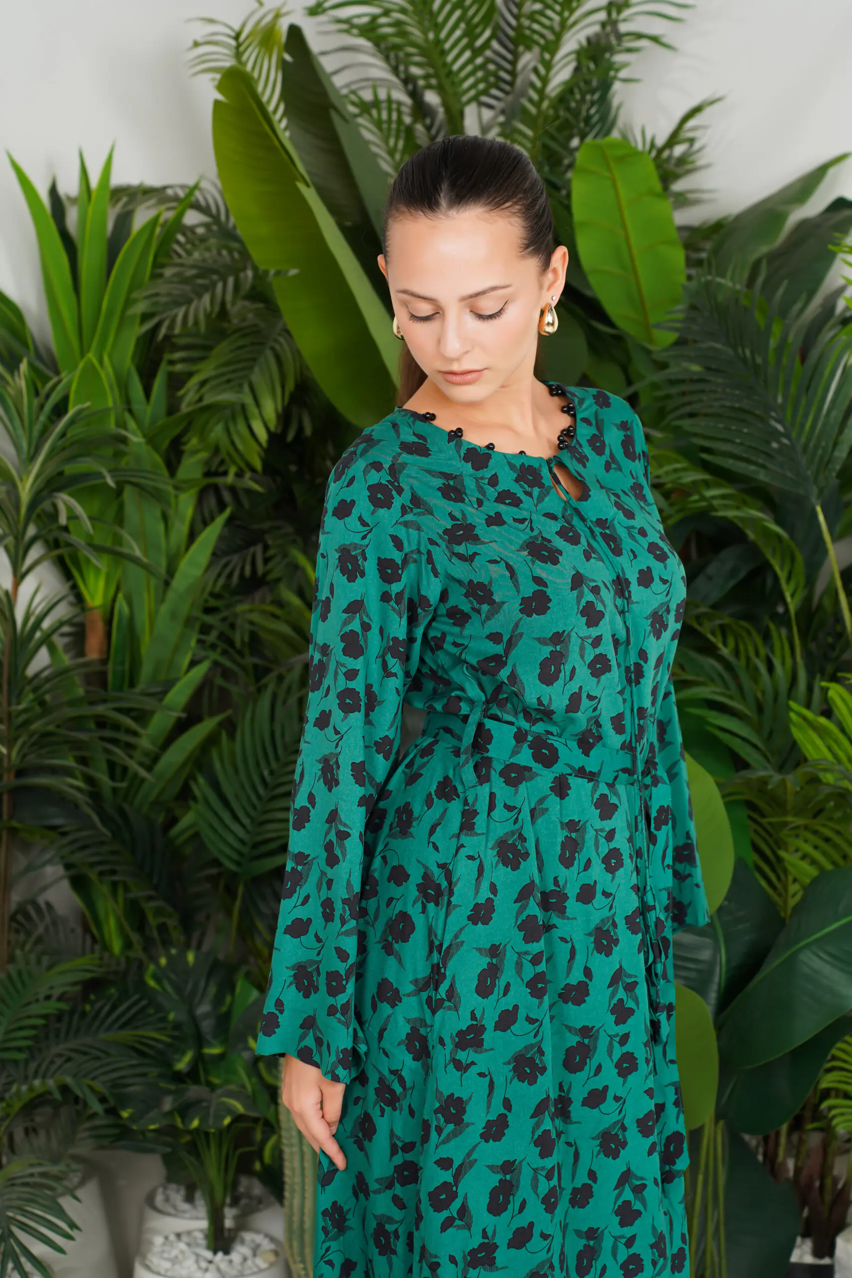 Product Name: Sunset Bloom Kaftan - Image 5